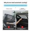 Automatic Retractable Car Window Curtain Sunshade Summer UV Privacy Protection Mesh Universal For Car Exterior Accessories