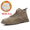 Fashion All-match Men Leather Shoes High Top Man Trainers Casual Mens Walk Footwear Warm Winter Boots Luxury Brand Vulcanized Sneakers
