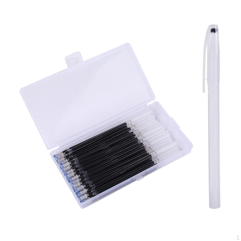 Erasable Fabric Pens Refill 40 Pieces Replaceable Pen Refills with Box