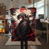 1Pc Cartoon Print Flannel Blanket, High Quality Comfortable for All Seasons, Home Decor, Warmth and Comfort, Perfect for Christmas Birthday Gift
