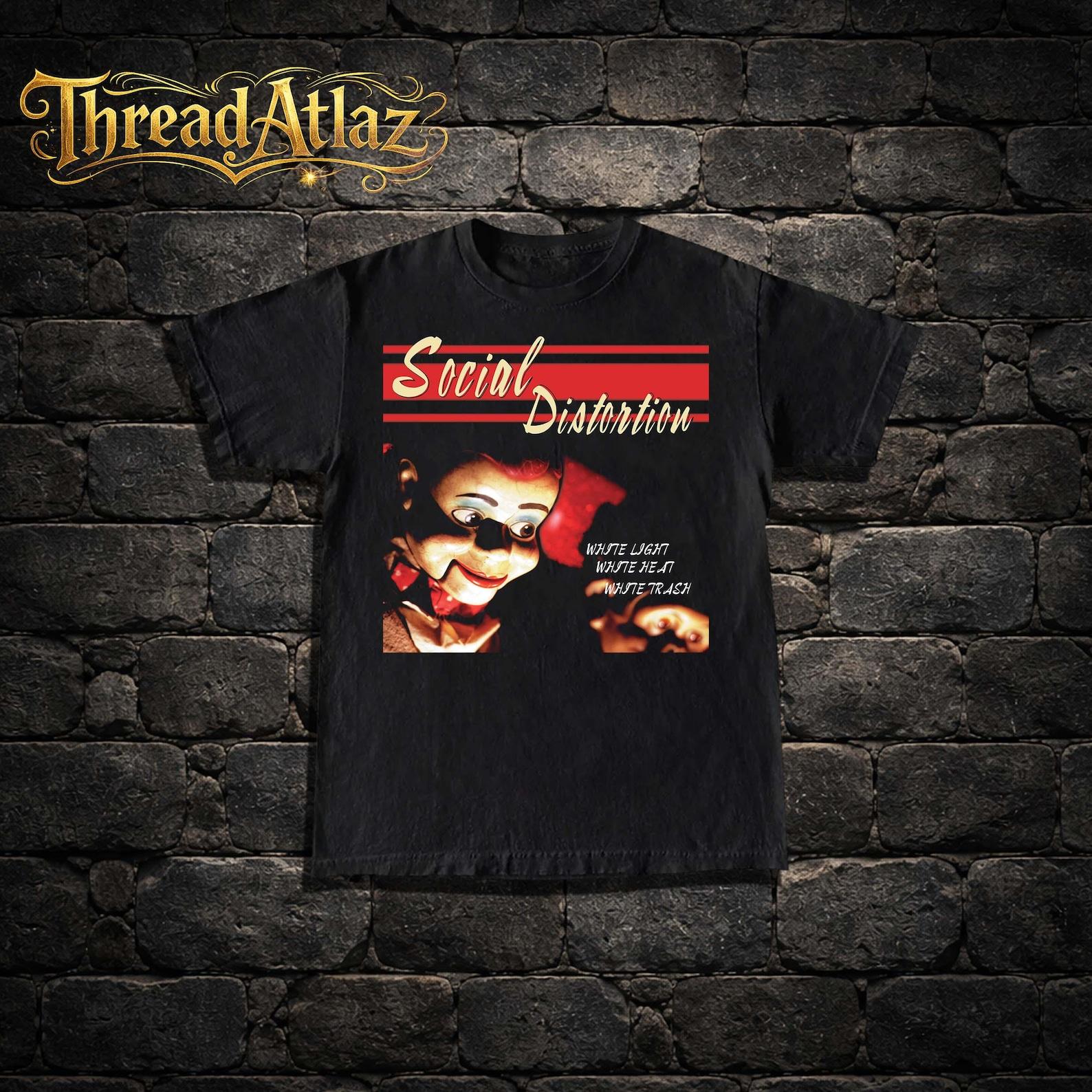 Social Distortion Band T-Shirt , Retro Punk Rock Merch Shirt, Music Unisex T-Shirt 3XL