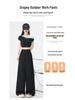 Versatile Slimming Wide-Leg Banana Pants for Women - Spring/Summer 2026, Lightweight, Loose, Quick-Drying Workwear.