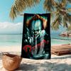 Beach Towel with Pennywise the Dancing Clown2 Pattern - soft,absorbent,machine washable Lightweight&Modern,swimming,Travel Essentials