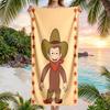Curious George Fashion Beach Towel: Ideal for Summer Adventures Soft, absorbent and quick drying suitable for swimming and bathing