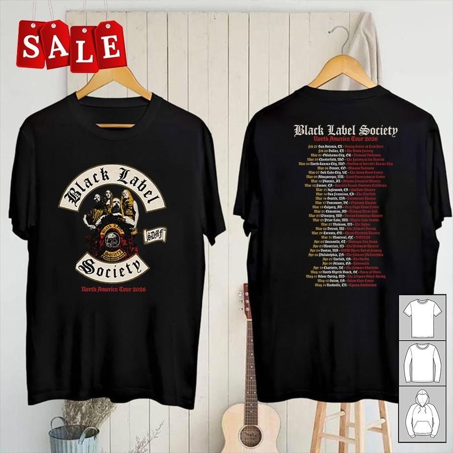 New Black Label Society Plots 2026 North American S-5XL Shirt MD717 XL