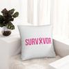 Breast Cancer Survivor Pillowcase Polyester Cushion Cover Decorations Throw Pillow Case Cover Home Square 18'
