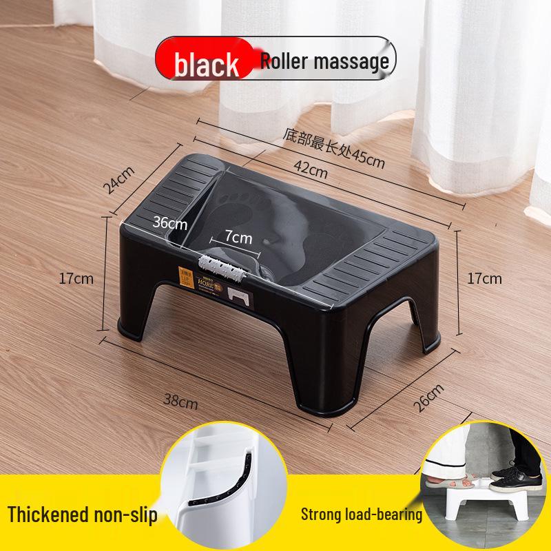Anti-Erlang Legs Adjustable Six-Speed Under-Desk Footrest Footstool for Office 
