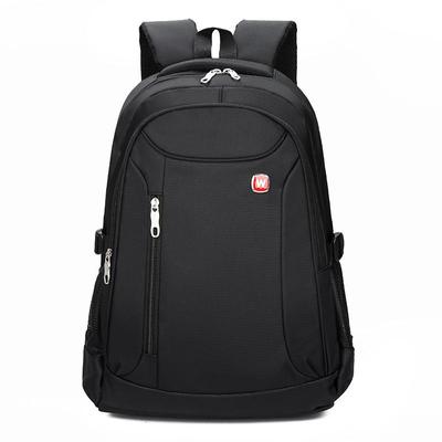 Simple Backpack Men's Fashion Business Large Capacity Black Travel School Bag