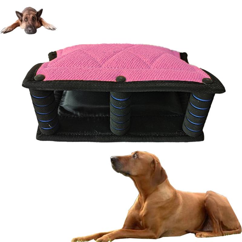 

Temu Multi-Color Chewing Pillow Dog Training Bag for German Shepherds, Malinois, and Flying Disc Target Dog Supplies розовый