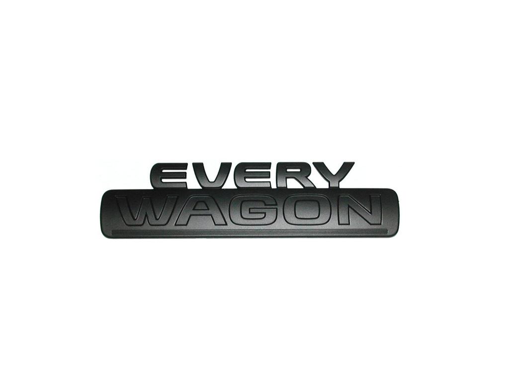 Matte Black EVERY (DA17W) EVERY Car Name Emblem for Rear