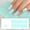 Stick On Nail Polish Strips Full Nail Wraps Nail Polish Stickers Semi Utwardzony żelowy lakier do paznokci Paski Jednolity kolor
