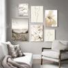 Nordic Wall Art White Shell Beach Flower Dandelion Canvas Painting  Posters and Prints Wall Pictures for Living Room Home Decor