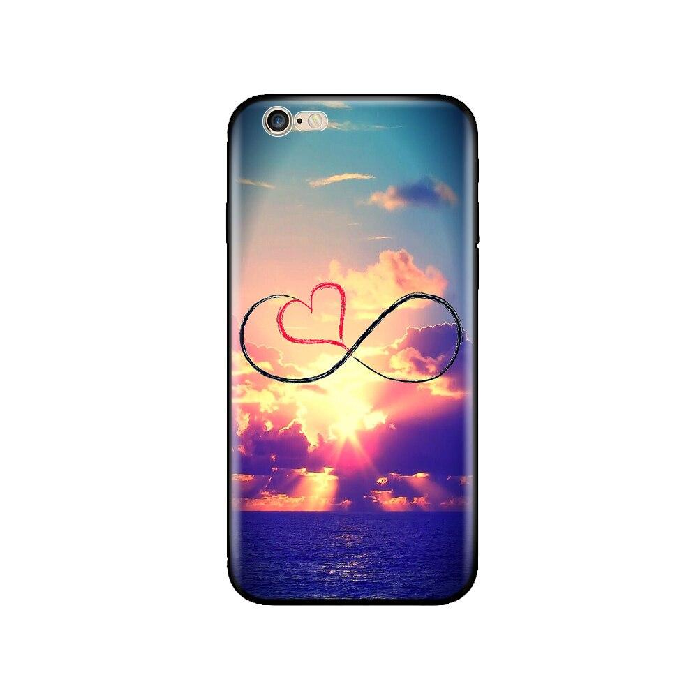 For Iphone 5s 5 S Se 2016 4.0" Case Silicon Soft Phone Cover On Apple iPhone 6s 6 S Plus Funda Coque Shell Bumper Black Tpu Case