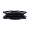 1Pc 90Mm Black Iron Core Bearing Pulley Wheel Cable Gym Equipment Part Wearproof