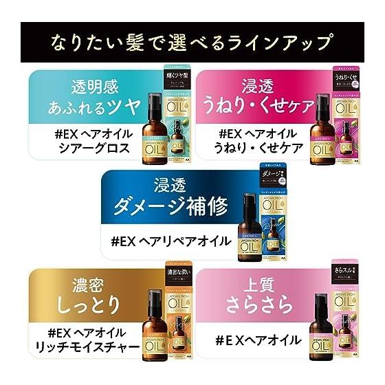 LUCIDO -L Oil Treatment #EX Hair Repair Oil Argan Oil Non-Rinse Treatment Single Item 60ml (x 1)