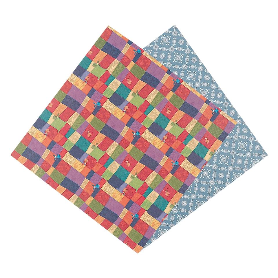 Traditional Double-Sided Colored Paper 2, 100 sheets