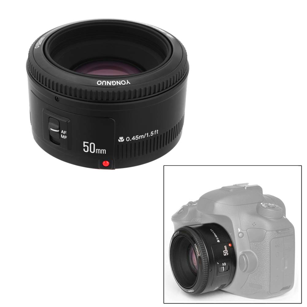YONGNUO AF 50mm Large Aperture Autofocus Lens for Canon 1D Mark 1D Mark and More f1.8 350D, 450D, 500D, 600D, II, III,