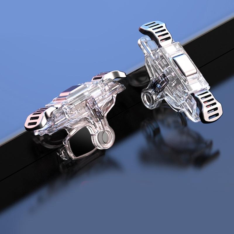 Pair Mobile Game Triggers Controller Joystick Key Button Cell Phones Gaming Accessories Upgrades for Games Takes