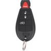 Key Fob Entry Remote Control Key Fits for Chrysler 300, Dodge Charger, Challenger, Magnum, Replacement for M3N5WY783X IYZ-C01C, 4 Button (Single)