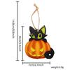 Wooden Halloween Unique Ghost Pumpkin Hanging Ornaments Perfect For Spooky Decor Party