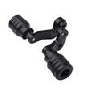LEDISHUN Motorcycle Frame Sliders/Engine Sliders for Kawasaki Ninja ZX-6R 8BL-ZX636J (2024~) (Black)