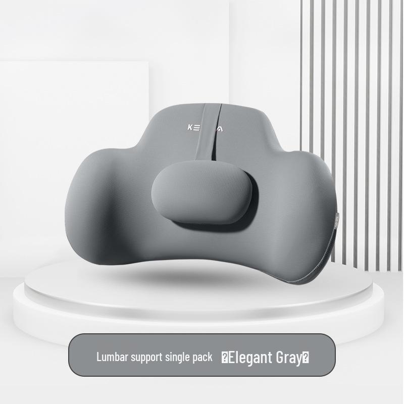 Memory Foam Car Seat Headrest and Lumbar Support Pillow Set