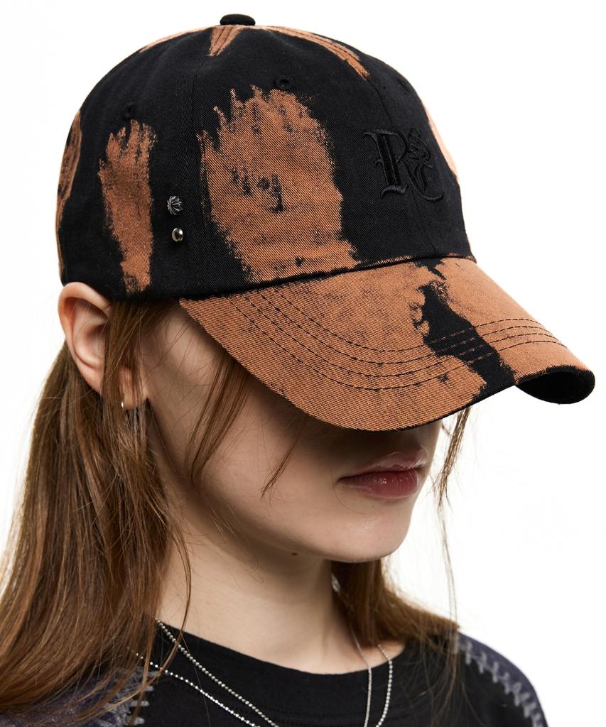 Aleseueseussi Logo Dyed Ball Cap - Dark