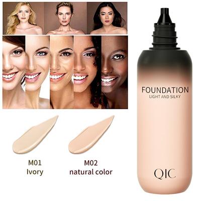 Base Face Liquid Foundation Cream Full Concealer Concealer Oil Control Easy Makeup Jemný make-up na tvár