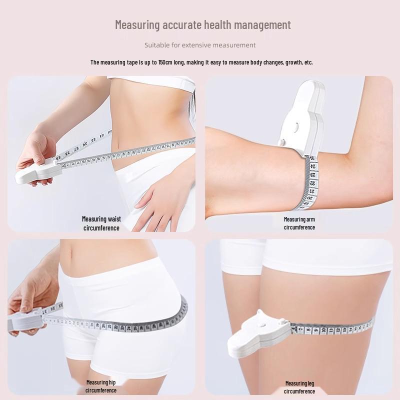 3D Household Automatic Measuring Tape - PVC Double-Sided Scale, Portable & Retractable