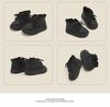 Korean Style Toddler Snow Boots with Plush Lining – Boys' and Girls' Winter Boots, Baby Walking Shoes, Short Leather Boots.