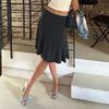 European & American Summer Fashion: New French Polka Dot Midi Fishtail Skirt