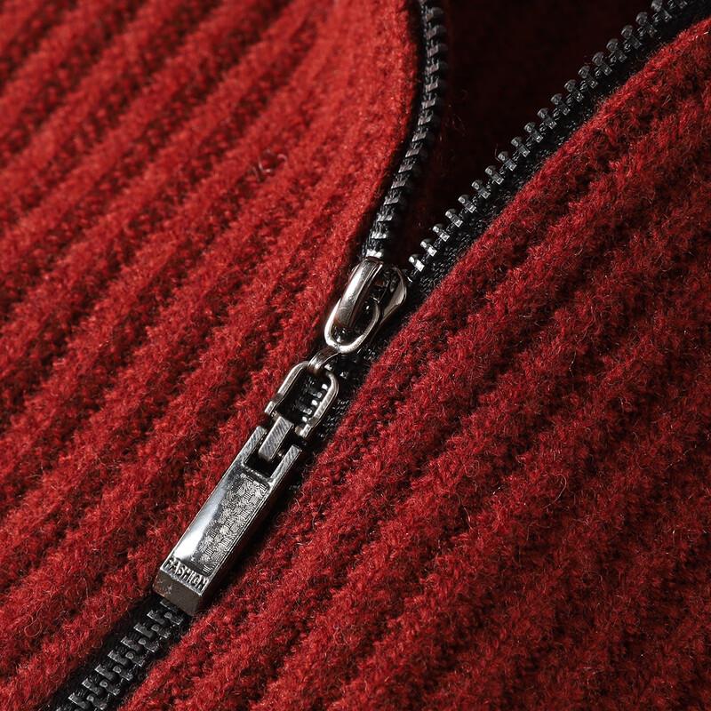 JOW Men's Luxury Merino Wool Half-Zip Sweater