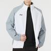 Under Armour Color Block Logo Print Woven Retro Sports Stand Collar Jacket Men Jacket White 22500402-100