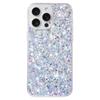 For iPhone 15 Pro Anti-Scratch TPU Phone Case Epoxy Glittery Powder Phone Cover