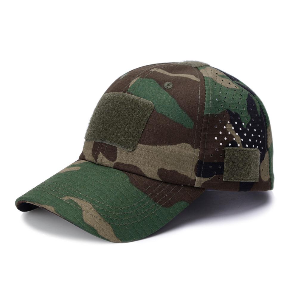 Men's Camouflage Breathable Mesh Baseball Cap for Outdoor Sports, Fishing & Duckbill Style