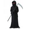 Children's Halloween Grim Reaper Costume with Red Eyes Robe - Horror Cosplay Outfit