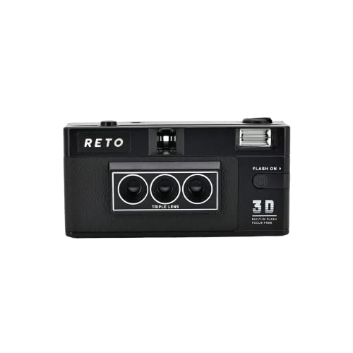 

Reto Reto3D 35mm 3D Film Camera - Retro Lenticular 3D Effect Boomerang Camera