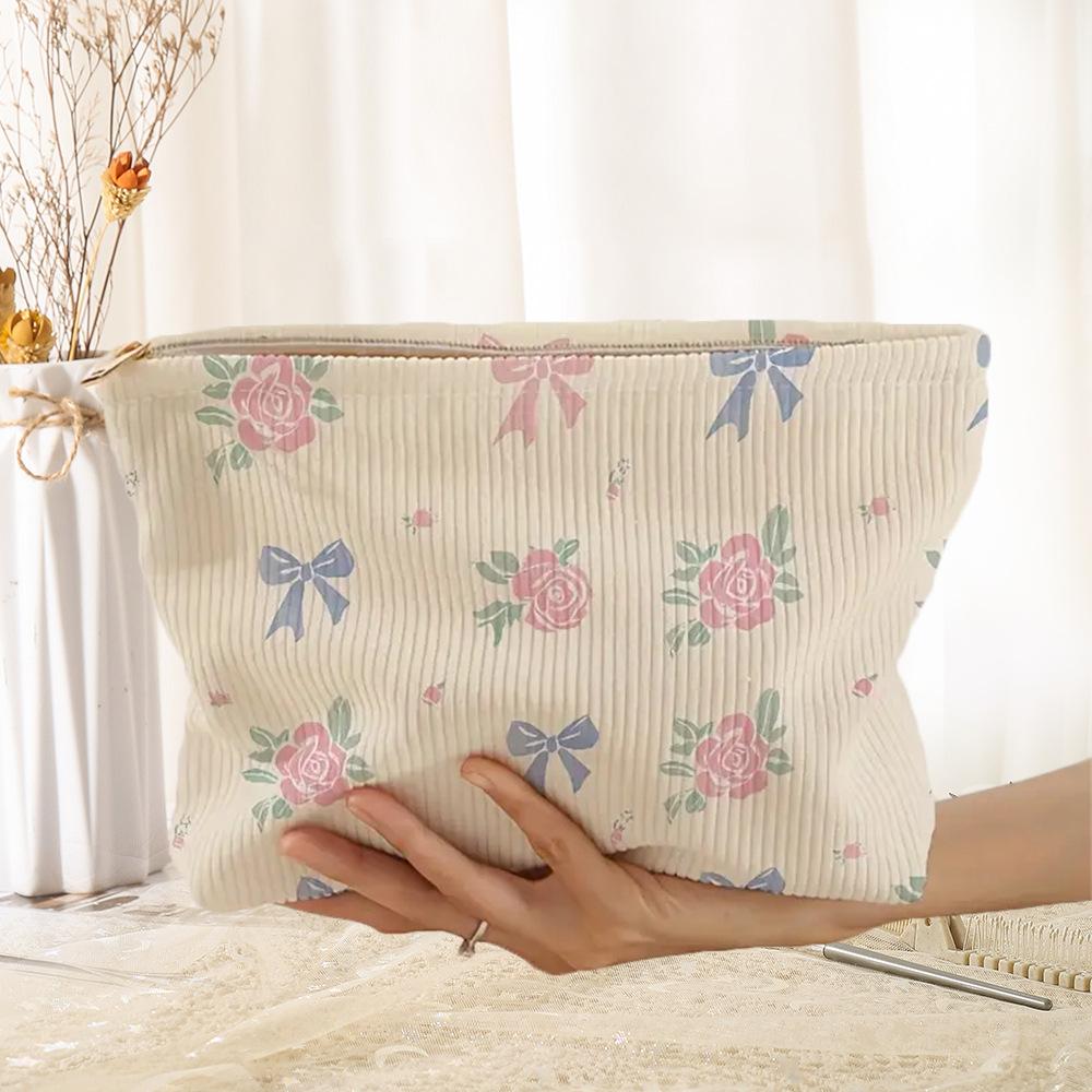 Pouch Printed Makeup Organizer Case Multifunctional Cosmetic Bag For Gift Organizer On-The-Go
