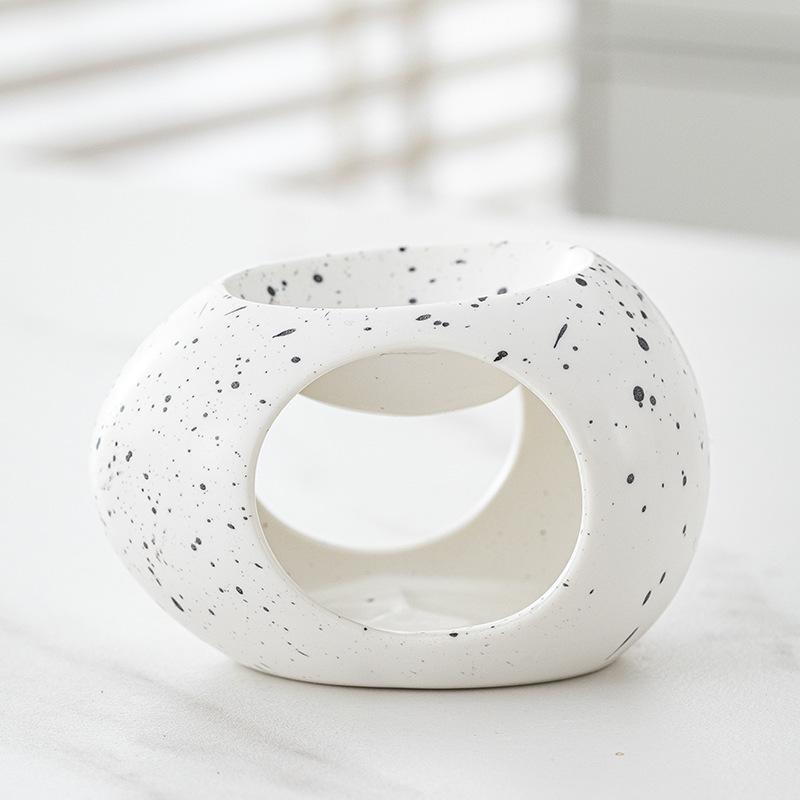 1 szt. Ceramiczny palnik do aromaterapii Podgrzewacz do świec Dyfuzor olejków Piecyk Wystrój domu salonu spa Prezent