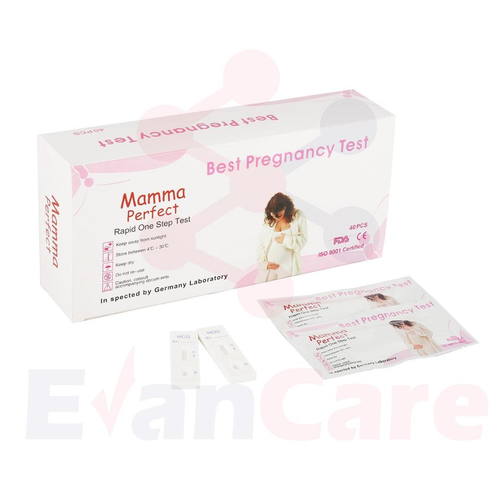English HCG Pregnancy Test: Mom Card, Test Stick, Strips & Pen