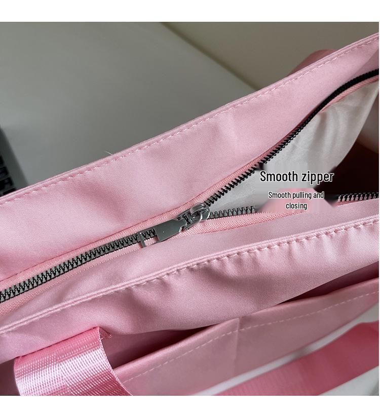 Women's Minimalist Commuter Canvas Tote: Lightweight, Versatile, Large-Capacity Shoulder Bag