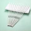 Skewers for Grilling Storage Tube Stainless Steel Barbecue Skewer BBQ Needle Sticks Metal Flat Forks for Kitchen Camping Gadgets