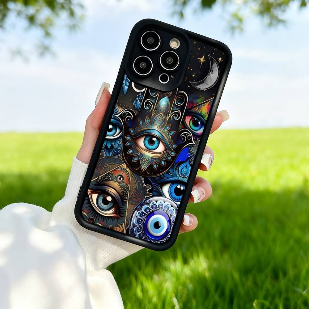 Mandala Chakra Yoga Phone Case For IPhone 17 16 15 14 13 12 Pro Max Plus Air Black Full Coverage TPU