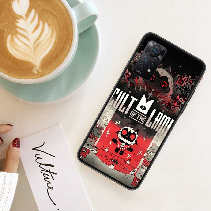 Game C-Cult Of The Lamb Phone Case For Redmi 13C 14C Note 13 14 Pro 5G Plus 12 12C 10 10A 10C 9 9A 9C 9T 8 8A K70 Pro Xiaomi Cov