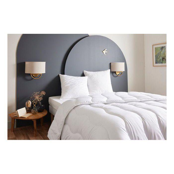 ABEIL Quilted Memory Foam Pillow 60x60 Cm White