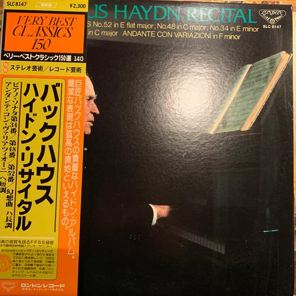 LP Record JOSEPH HAYDN, WILHELM BACKHAUS - Backhaus Haydn Recital SLC8147 LONDON 1979 Japan Obi Classical Used