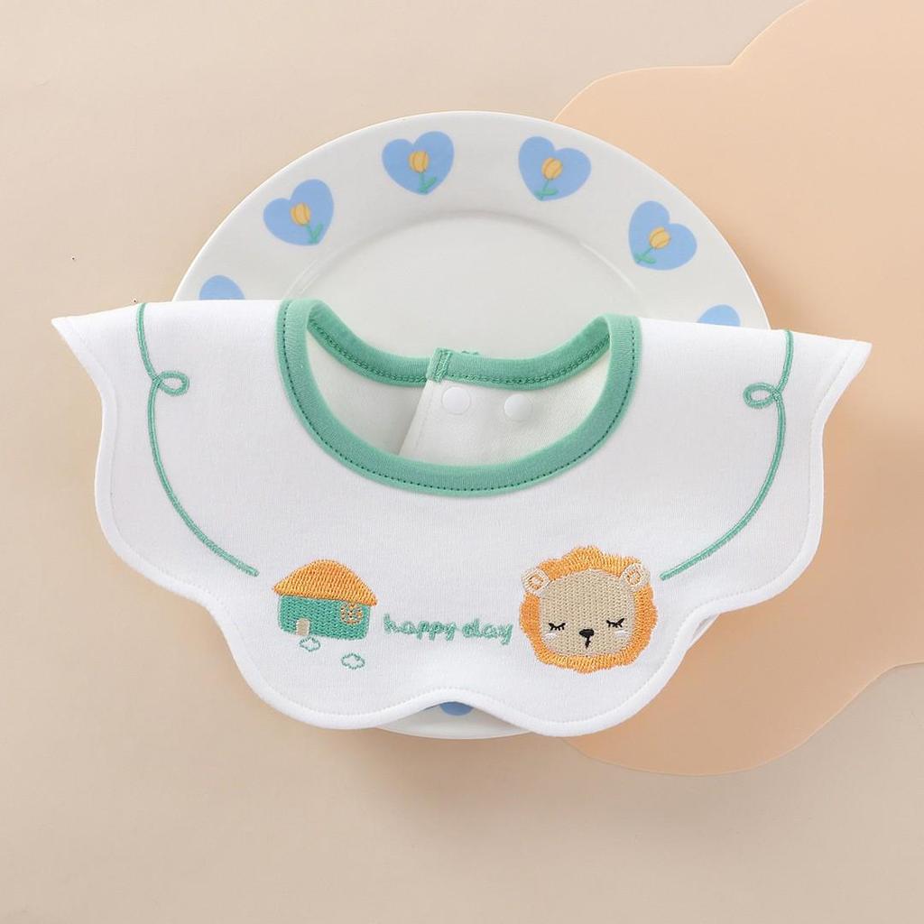 Breathable Cotton Baby Bibs: Waterproof and Absorbent for Newborns 0-1 Year
