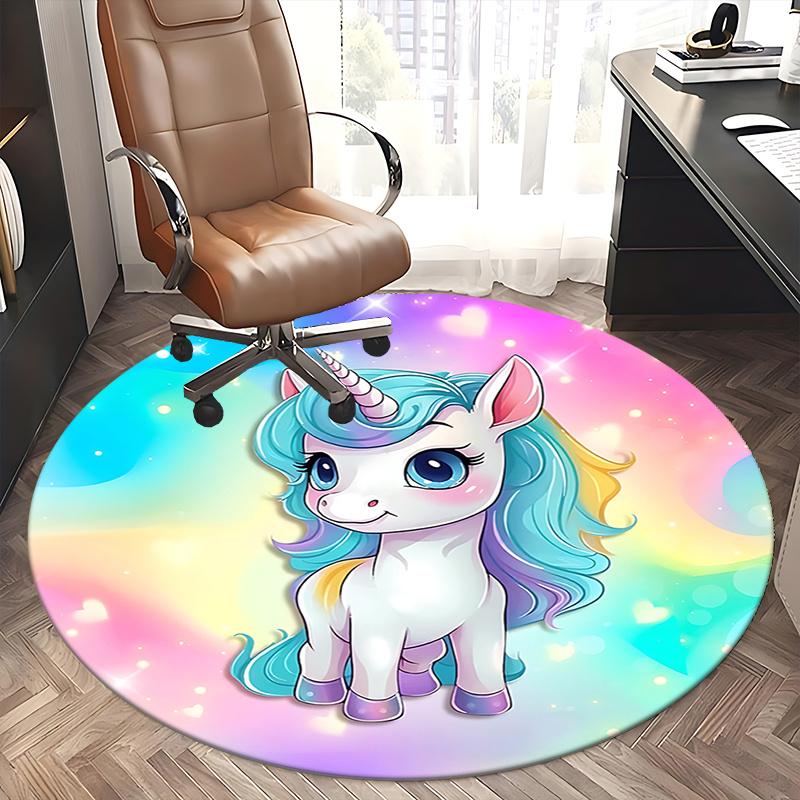 Unicorn Chair Mat: Magical Home Decor, Office Carpet Gift for Adults, Perfect for Bedroom, Living Room, Any Room!1118029a