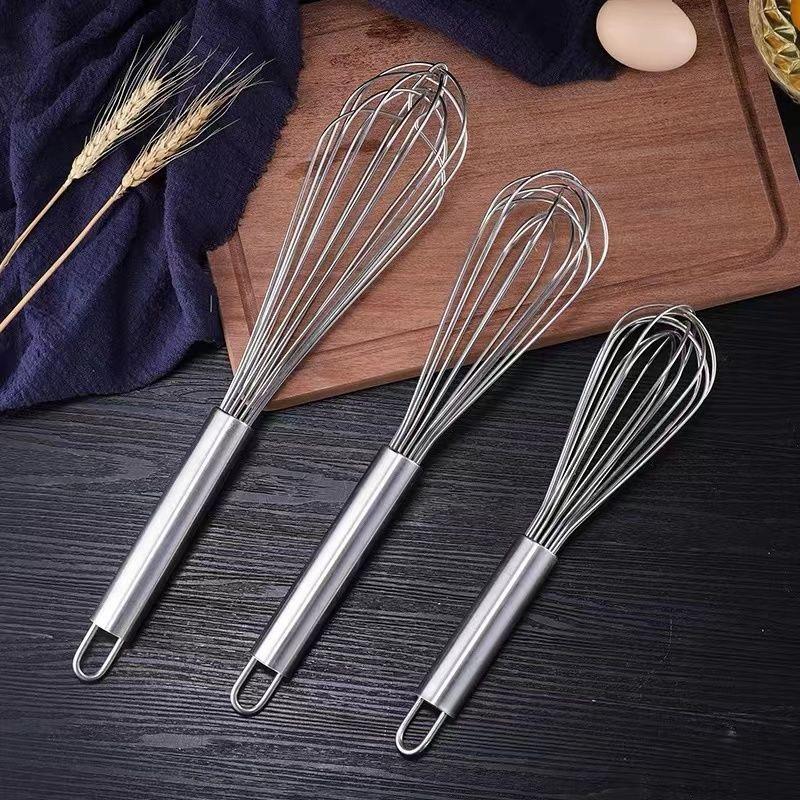 Manuelles Eiweißschlagen aus Edelstahl Handmixer zum Backen Sahne Eier Teig Haushalts Küchenwerkzeug