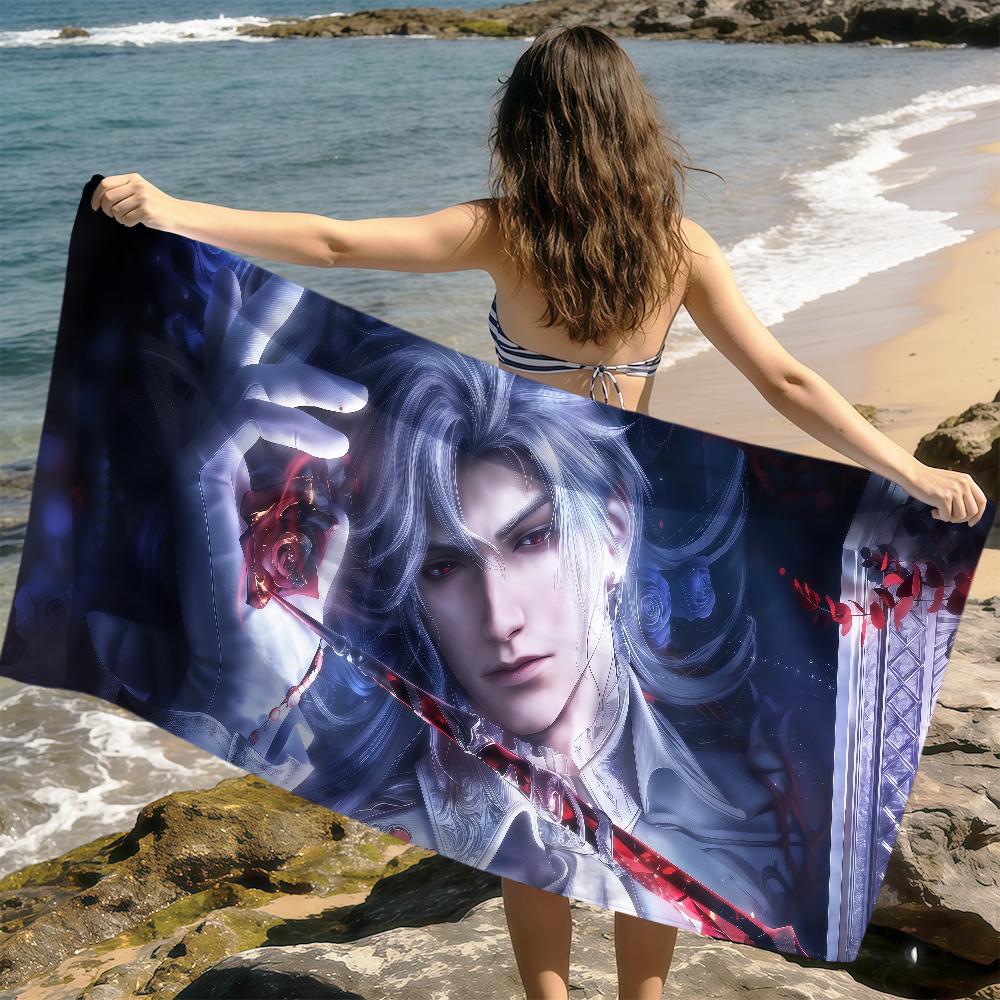 Love and Deepspace Sylus Towel soft printed Beach Towels Trip Towel swim Summer Holiday Vacation bathing Pool Camp Gift